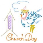 Matriz de bordado Semana doodles birds 02 - Image 7