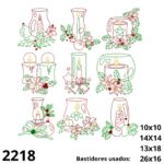 Matriz de bordado Semana doodles natalinas