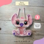 Matriz Chaveiro Bichinho Rosa - Imagem 2