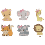Matrizes de Bordado - Animais Fofos + Versão Boho