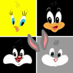 Carinhas Happy Tunes Baby - Matrizes de Bordado em Aplique [Inclui "Cabelos ou Orelhinhas"] - Imagem 2