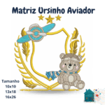 Matriz Brasão Ursinho Aviador