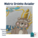 Matriz Brasão Ursinho Aviador - Image 2