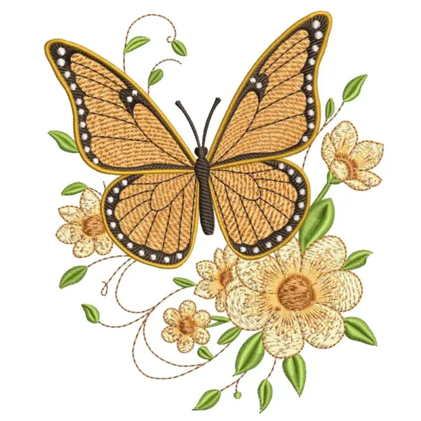 matriz-de-bordado-borboleta-flores