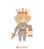 Coleções Matrizes de Bordado Pequeno guerreiro - Imagem 4