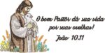 Matriz de bordado ovelhas e o bom pastor - Imagem 3