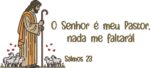 Matriz de bordado Salmo 23 com pastor e ovelhas - Image 2