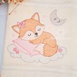 Matriz de bordado coleΓ§Γ£o raposa ela dormindo - Image 6