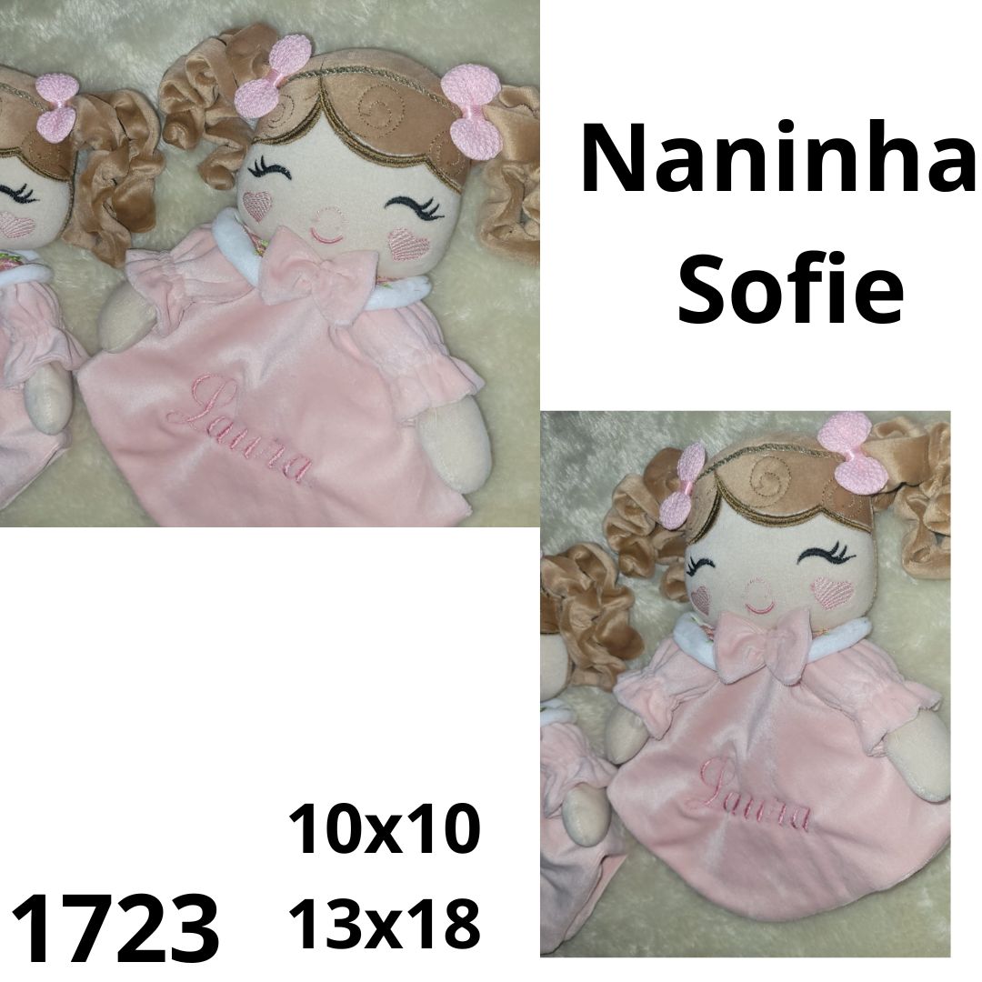 1723 Matriz de bordado Projeto naninha Sofie - Imagem 1