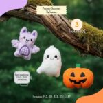 Trio Matrizes Chaveiros Halloween: Morcego, Fantasma e Abóbora - Imagem 5