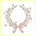 Matriz Brasão Flor Petunia Laço