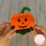 [Projeto na Bordadeira] Porta Bombom Abóbora - Halloween