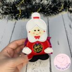 [Projeto na Bordadeira] Porta Bombom Mamãe Noel - Natal