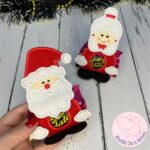 [Projeto na Bordadeira] Porta Bombom Papai e Mamãe Noel - Natal - Image 2