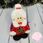 [Projeto na Bordadeira] Porta Bombom Mamãe Noel - Natal - Image 2