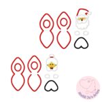 [Projeto na Bordadeira] Porta Bombom Papai e Mamãe Noel - Natal - Image 3