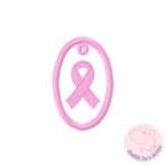 [Projeto na Bordadeira] Chaveiro Outubro Rosa Novembro Azul - Image 4