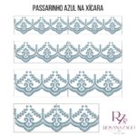 PASSARINHO AZUL NA XÍCARA - Imagem 4