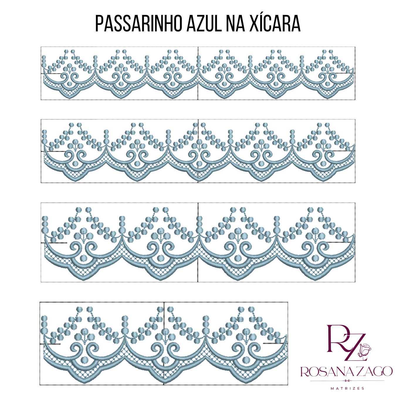 PASSARINHO AZUL NA XÍCARA (3) PASSARINHO AZUL NA XÍCARA - Imagem 4
