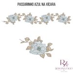 PASSARINHO AZUL NA XÍCARA - Imagem 5