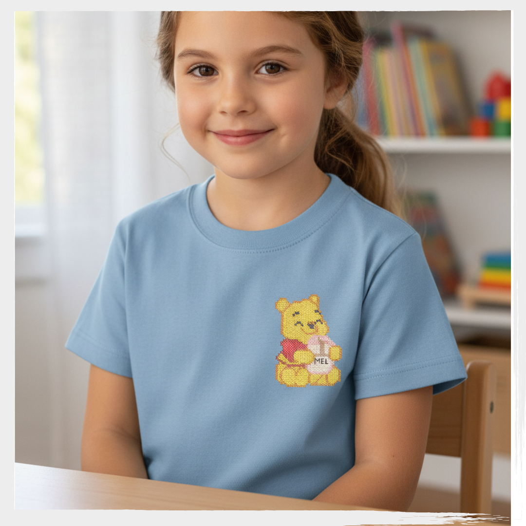 URSINHO POOH PONTO CRUZ bazar (6) Ursinho Tigrinho Leitão Ponto Cruz - Imagem 7