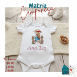Matriz de Bordado Menina Camponesa Cabelinho