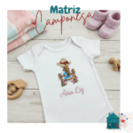 Matriz de Bordado Menina Camponesa Cabelinho - Image 3