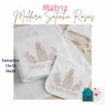 Matriz Moldura Santinha Rosas - Imagem 2