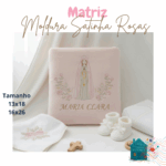 Matriz Moldura Santinha Rosas