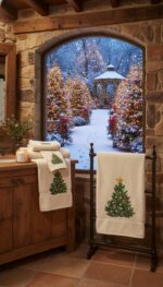 Matriz de bordado Arvore Natalina realista - Image 2