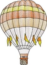 Matriz de bordado coleçao Balões de ar quente - Imagem 4