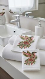 Matriz de bordado beija flor floral - Imagem 3