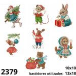 Matriz de bordado combo natalino