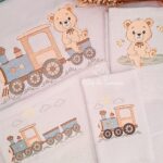 Matrizes de Bordado Coleção Urso Locomotiva