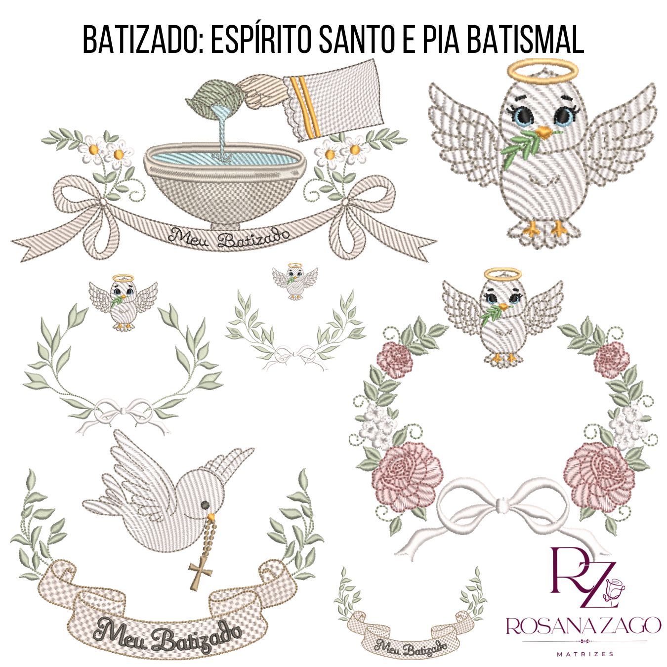 BATIZADO ESPÍRITO SANTO E PIA BATISMAL BATIZADO: ESPÍRITO SANTO e PIA BATISMAL - Imagem 1