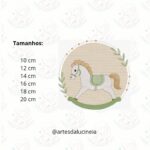 Matrizes de bordado cavalinho de balanço 2 - Avulso - Imagem 2