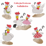 Coleção de Matrizes Festa no Galinheiro