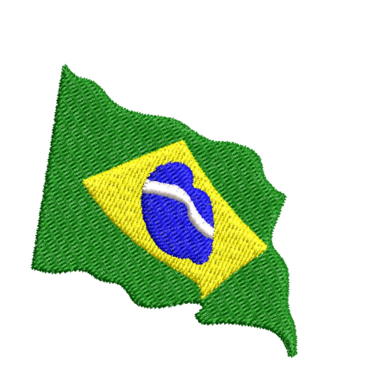 Design sem nome (1) Matriz de Bordado Bandeira do Brasil CΓ³d 01334 - Image 1