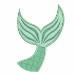 Matriz de Bordado - Sereia e peixe - Imagem 5