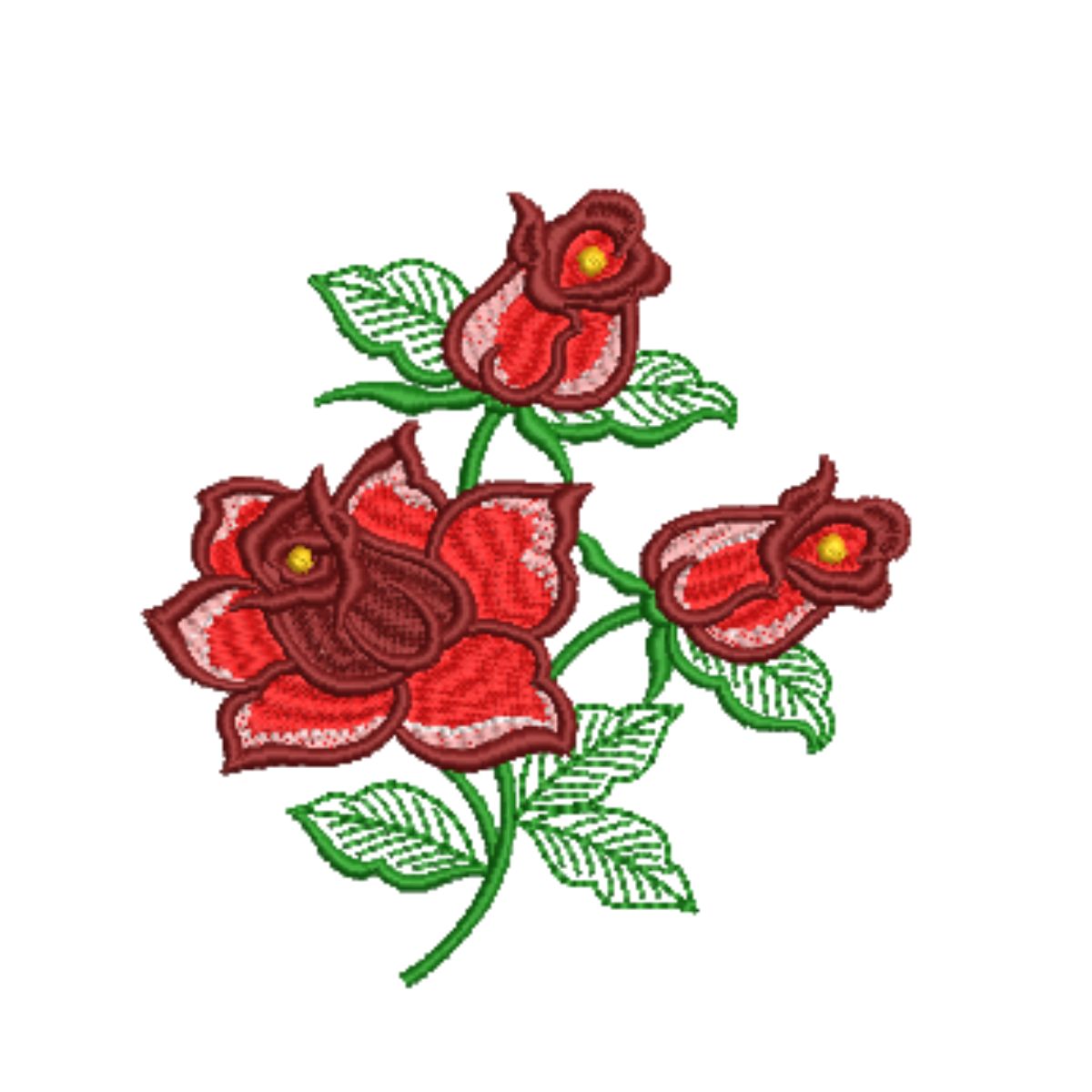 Design sem nome (7) Matriz de Bordado Floral CΓ³d 01338 - Image 1