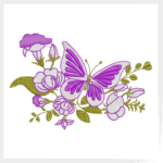 Matriz Borboleta Flores