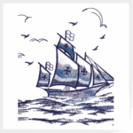 Matriz Barco a Vela Mar