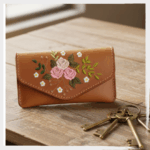 Matriz Bordado Rosas Folhagem - Imagem 2