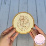 [Matrizes de Bordado] TAG Sagrada Família em Trapunto