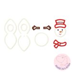 [Projeto na Bordadeira] Porta Bombom Boneco de Neve - Natal - Image 3