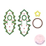 [Projeto na Bordadeira] Porta Bombom Árvore de Natal - Natal - Image 3