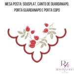 MESA POSTA: SOUSPLAT, CANTO DE GUARDANAPO, PORTA GUARDANAPO E PORTA COPO - Image 3
