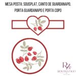 MESA POSTA: SOUSPLAT, CANTO DE GUARDANAPO, PORTA GUARDANAPO E PORTA COPO - Image 4