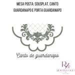 MESA POSTA: SOUSPLAT, CANTO GUARDANAPO e PORTA GUARDANAPO - Imagem 3