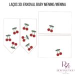 LAÇOS 3D: ENXOVAL BABY MENINO e MENINA - Image 3